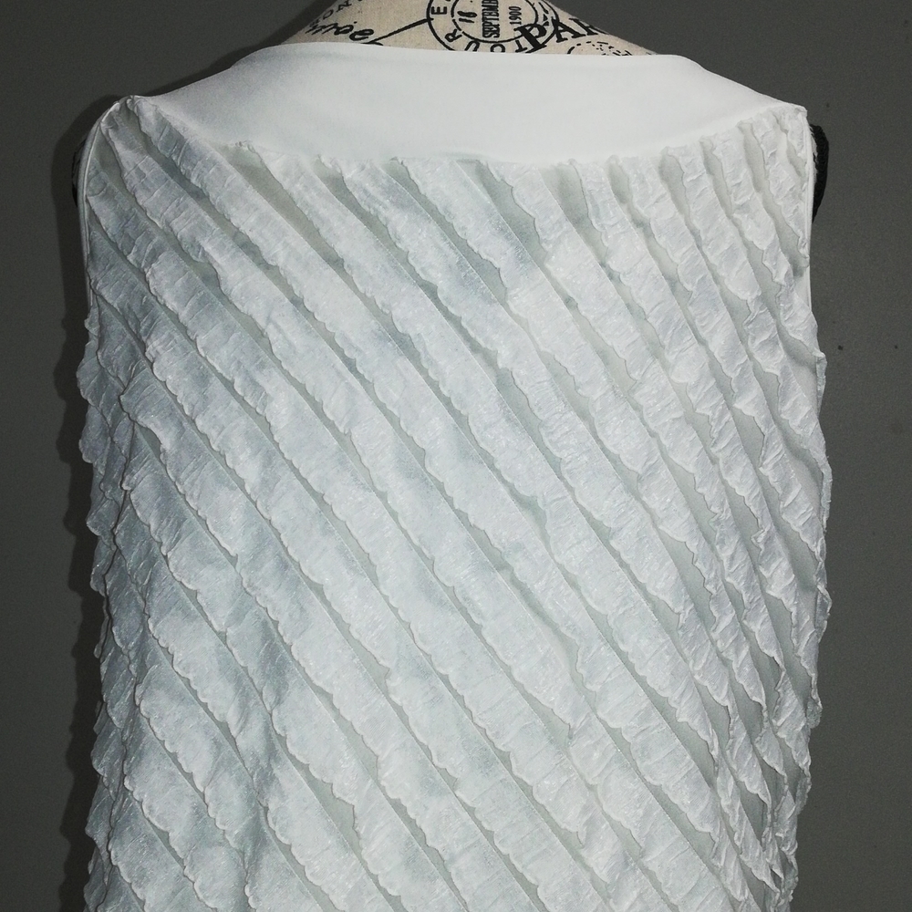 Janeric ruffles sleeveless tops size XL - Picture 7 of 14